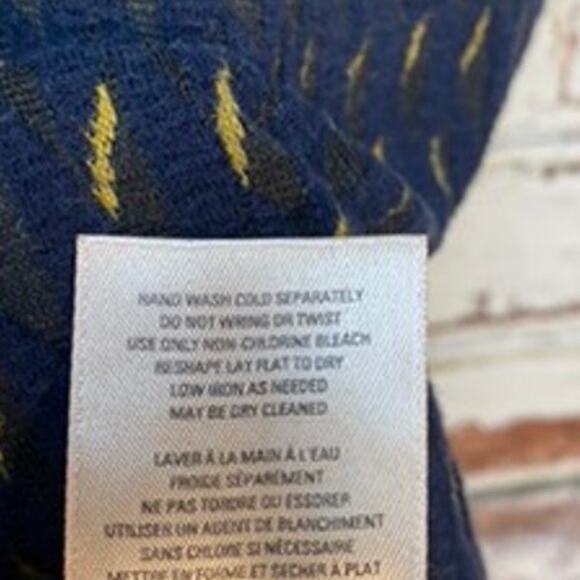 Anthropologie Maeve Hannon Cotton Bled Knit Textured Layered Pencil Skirt - Picture 11 of 13